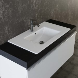 Einbauwaschbecken Einbaumontage